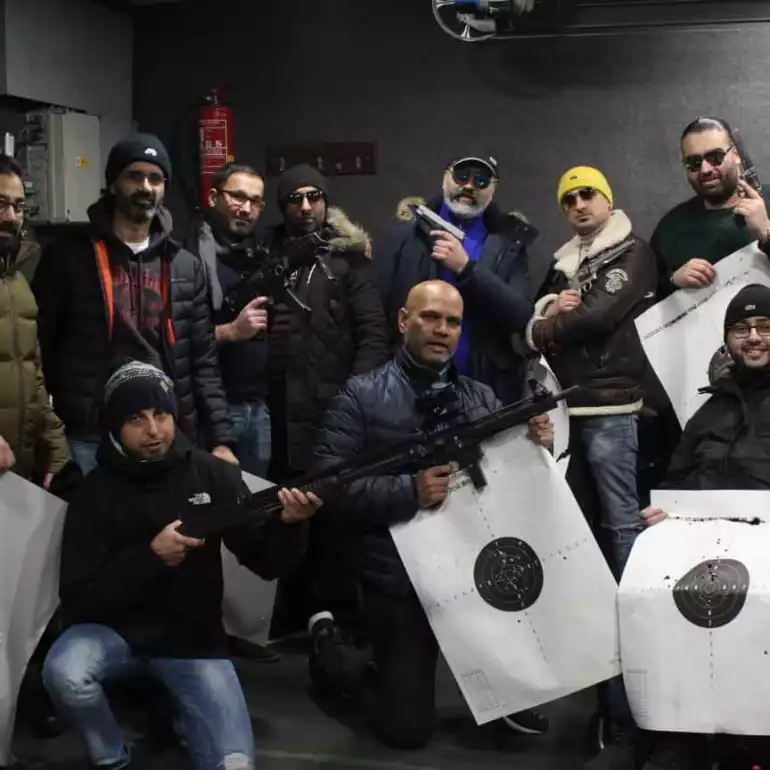 Simply Adventures - Stag Do - Warsaw - M16 and pistol shooting